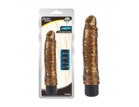 Wibrator realistyczny Chubby Beau Gold złoty DarkMuscle 22 cm - 5