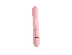 Wibrator silikonowy Aphrovibe z obracającymi się koralikami 25 cm