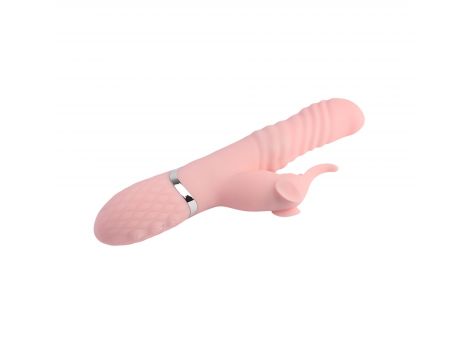 Wibrator silikonowy Aphrovibe z obracającymi się koralikami 25 cm - 2