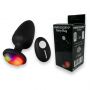 Wibrujący korek analny zdalny Power Escorts czarny silikonowy USB 10 cm - 2