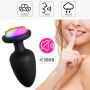 Wibrujący korek analny zdalny Power Escorts czarny silikonowy USB 10 cm - 7