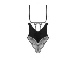 Body Obsessive Lobellis czarne M/L z koronką