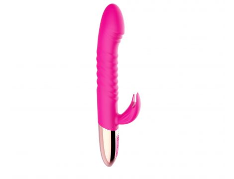 Wibrator króliczek B Series Magic silikonowy grzewczy z ruchem USB - 7