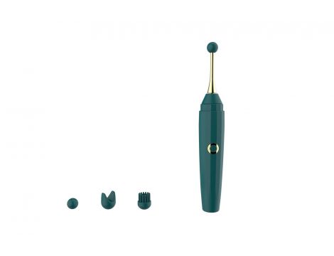 Stymulator silikonowy z 3 końcówkami B Series Magic USB 10 funkcji - 4