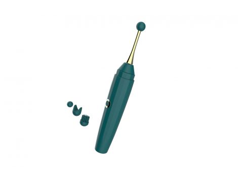 Stymulator silikonowy z 3 końcówkami B Series Magic USB 10 funkcji - 5