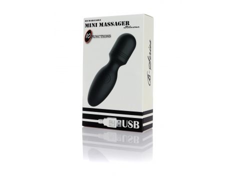 Mini wibrator silikonowy USB 10 funkcji wodoodporny B Series Magic - 4