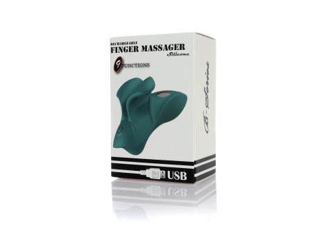 Masażer na palce silikonowy B Series Magic USB 9 funkcji - 4
