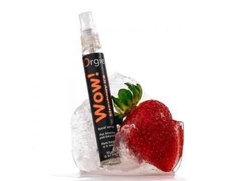 Spray chłodzący stymulujący Orgie Strawberry Ice truskawkowy 10ml