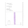 Podwójne dildo realistyczne RealRock przezroczyste 34 cm - 6