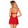 Babydoll i stringi Obsessive Chilisa czerwony XS/S