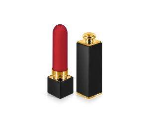 Mini wibrator szminkowy Black Empire Mylady USB silikonowy czarny