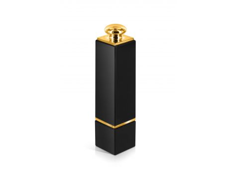 Mini wibrator szminkowy Black Empire Mylady USB silikonowy czarny - 4