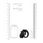 Pas cnoty silikonowy ManCage Model 23 czarny 6,5 cm - 4