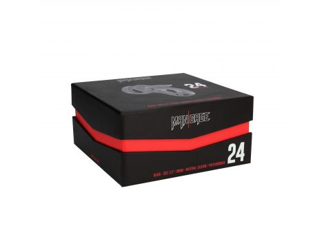 Pas cnoty ManCage Model 24 czarny 9 cm