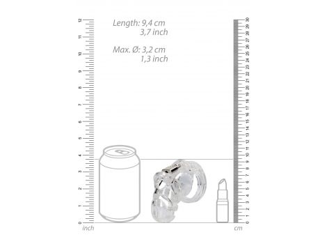 Klatka cnoty ManCage transparentna 9 cm - 5