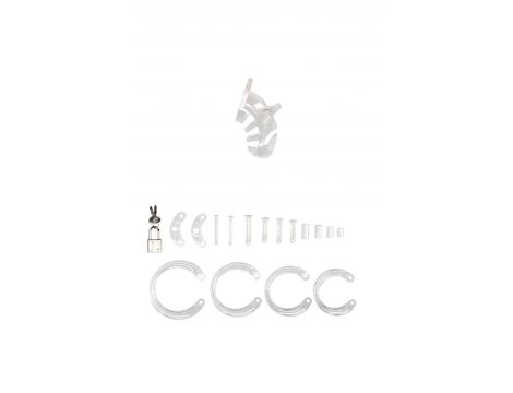 Klatka cnoty ManCage transparentna 9 cm - 4
