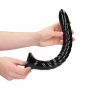 Wąż analny spiralny Ouch! 30 cm czarny - 2