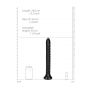 Wąż analny spiralny Ouch! 30 cm czarny - 5