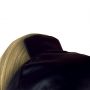 Maska BDSM z blond kucykiem Ouch! czarna 55 cm - 4