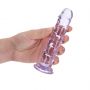 Żelowe przezroczyste dildo realistyczne z przyssawką RealRock 14,5 cm - 3