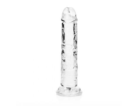 Dildo realistyczne RealRock przezroczyste z przyssawką 14 5 cm - 4
