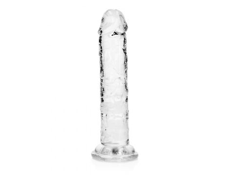 Dildo realistyczne RealRock przezroczyste z przyssawką 14 5 cm - 3