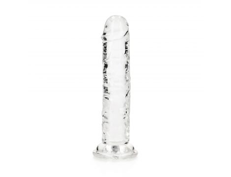Dildo realistyczne RealRock przezroczyste z przyssawką 14 5 cm - 7