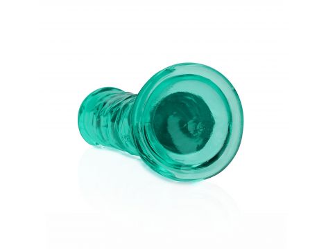 Dildo żelowe realistyczne z przyssawką przezroczyste RealRock 14,5 cm - 3