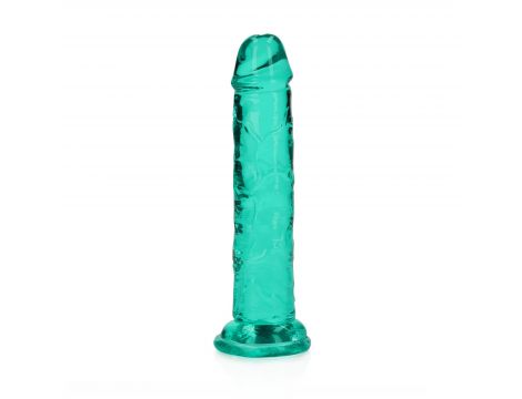 Dildo żelowe realistyczne z przyssawką przezroczyste RealRock 14,5 cm - 7