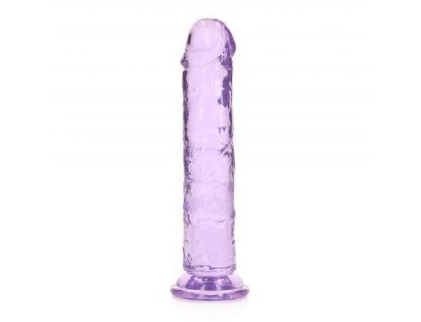 Przezroczyste realistyczne dildo z przyssawką RealRock 18 cm - 6
