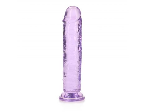 Przezroczyste realistyczne dildo z przyssawką RealRock 18 cm - 3