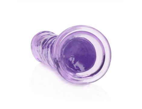 Przezroczyste realistyczne dildo z przyssawką RealRock 18 cm - 4