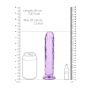 Przezroczyste realistyczne dildo z przyssawką RealRock 18 cm - 6