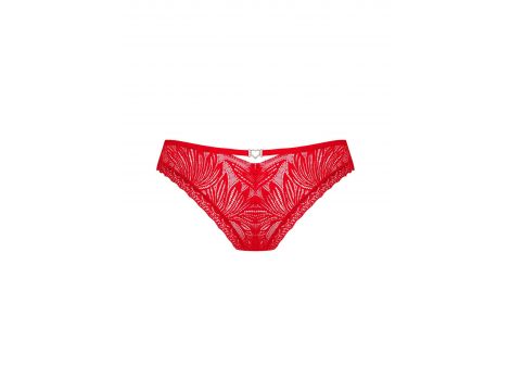 Koronkowe figi otwarte Chilisa Obsessive czerwone M/L - 8