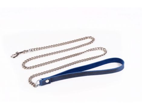 Smycz łańcuchowa Crazy Horse Whips Collection niebieska - 2