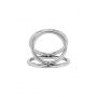 Pierścień erekcyjny Triple Ring Locked stal nierdzewna 50 37 45 mm - 4