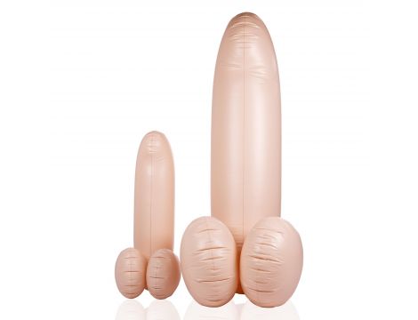 Gigantyczny nadmuchiwany penis S-Line 140 cm wodoodporny - 11
