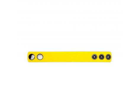Silikonowy pierścień erekcyjny Me You Us żółty 21 cm - 3