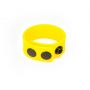 Silikonowy pierścień erekcyjny Me You Us żółty 21 cm - 7