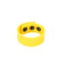 Silikonowy pierścień erekcyjny Me You Us żółty 21 cm - 6