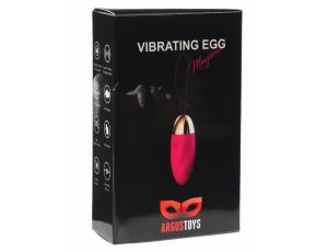 Jajko wibrujące Argus 10 trybów USB magenta
