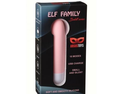 Wibrator silikonowy Argus Elf family 1 10 trybów USB 10 cm - 2