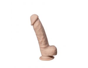 Dildo realistyczne Silexd Real Skin Model 1 z jajkami 21 cm