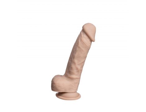Dildo realistyczne Silexd Real Skin Model 1 z jajkami 21 cm - 3