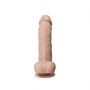 Dildo realistyczne Silexd Real Skin Model 1 z jajkami 21 cm - 5