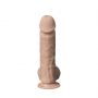 Dildo realistyczne Silexd Real Skin Model 1 z jajkami 23 cm jasne - 4