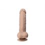 Dildo realistyczne Silexd Real Skin Model 1 z jajkami 23 cm jasne - 2