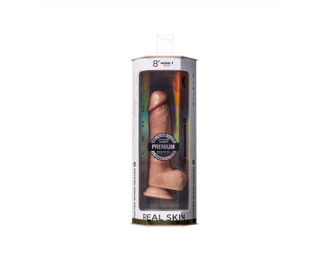 Dildo realistyczne Real Skin Silexd 20 cm cieliste wodoodporne - 5