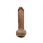 Dildo realistyczne Real Skin Silexd 20 cm cieliste wodoodporne - 3
