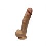Dildo realistyczne Real Skin Silexd 20 cm cieliste wodoodporne - 7